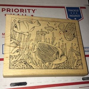 BNWT Peddlers Pack Seascape Stamp 5”x4”x1”